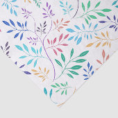 Abstrakt zartes, farbenfrohes Muster Seidenpapier (Ausschnitt)