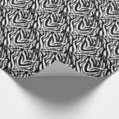 Abstrakt Zebra Geschenkpapier (Ecke)