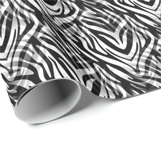 Abstrakt Zebra Geschenkpapier (Rolleneckpunkt)