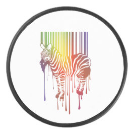 Abstrakt Zebra Hockey Puck