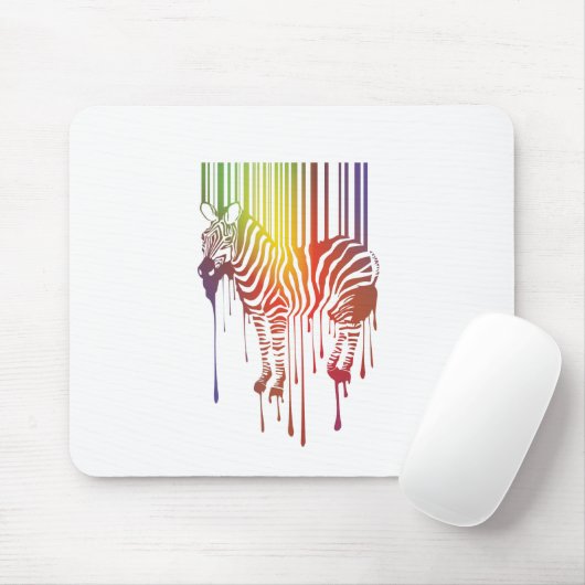 Abstrakt Zebra Mousepad (Mit Mouse)