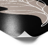 abstrakt zeichnend Abzweigung Fotodruck (Ecke)