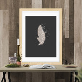 abstrakt zeichnend Abzweigung Fotodruck