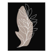 abstrakt zeichnend Abzweigung Fotodruck (Vorne)