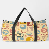 Abstrakt Zeichnend I-Individuelle Name Duffle Bag (Rückseite)