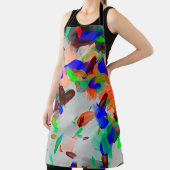 Abstrakt zeichnend Textur mit chaotischer echter F Schürze (InSitu)