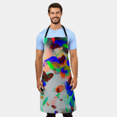 Abstrakt zeichnend Textur mit chaotischer echter F Schürze (Getragen)