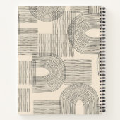 Abstrakt zeitgemäß notizblock (Rückseite)