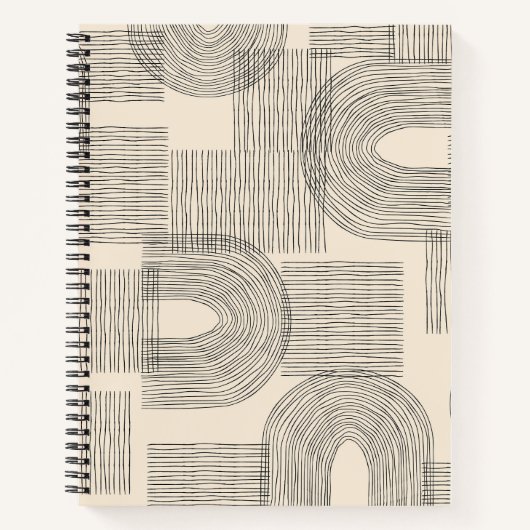 Abstrakt zeitgemäß notizblock (Vorderseite)