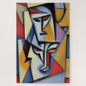 Abstrakt Zen Cubist Jigsaw Puzzle (Vertikal)