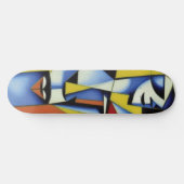 Abstrakt Zen-Kubist-Skateboard Skateboard (Horizontal)