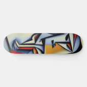Abstrakt Zen-Kubist-Skateboard Skateboard (Horizontal)