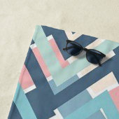 Abstrakt Zigzag Strandtuch (Beispiel)