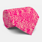 Abstrakt ZigZag Swirl Krawatte (Gerollt)