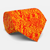 Abstrakt ZigZag Swirl Krawatte (Gerollt)
