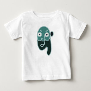 Abstrakt Zombie Face Baby T-shirt