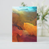 Abstrakt zu Sky Einladung (Stehend Vorderseite)