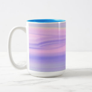 abstrakt zweifarbige tasse