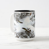 Abstrakt Zweifarbige Tasse (Vorderseite Links)