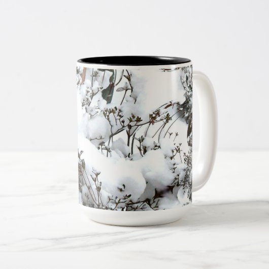 Abstrakt Zweifarbige Tasse (VorderseiteRechts)