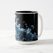 Abstrakt Zweifarbige Tasse (VorderseiteRechts)