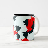 Abstrakt Zweifarbige Tasse (VorderseiteRechts)