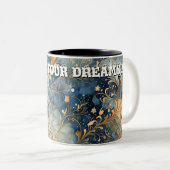 Abstrakt Zweifarbige Tasse (VorderseiteRechts)