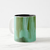 Abstrakt Zweifarbige Tasse (Vorderseite Links)