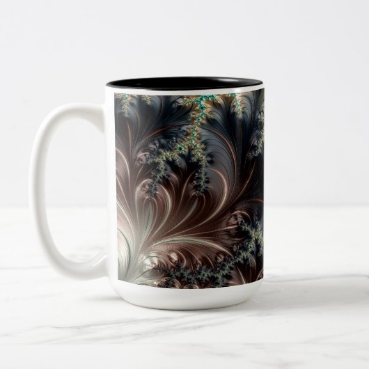 Abstrakt Zweifarbige Tasse (Links)