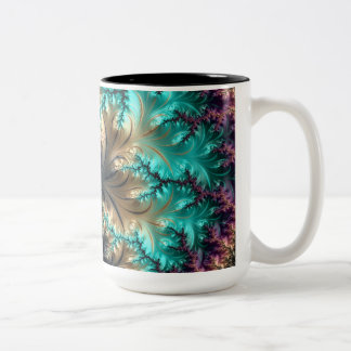 Abstrakt Zweifarbige Tasse