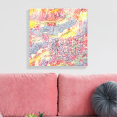 Abstrakta Leinwanddruck (Insitu (Wohnzimmer))