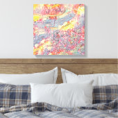 Abstrakta Leinwanddruck (Insitu (Schlafzimmer))