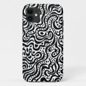Abstrakte 041211 - Schwarzweiss Case-Mate iPhone Hülle (Rückseite)