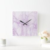 Abstrakte 10,75" quadratische Acrylmauer-Uhr Quadratische Wanduhr (Zuhause)