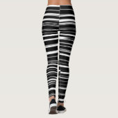 Abstrakte 130716 (07) horizontale Streifen Leggings (Rückseite)
