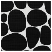 Abstrakte 160417 - Schwarzes auf Weiß Stoff (Nahaufnahme)