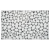 Abstrakte 160417 - Weiß auf Schwarzem Stoff (Fat Quarter (45,7 x 55,9 cm))