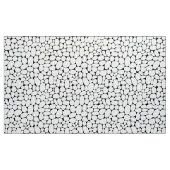 Abstrakte 160417 - Weiß auf Schwarzem Stoff (Yard (91,4 cm))