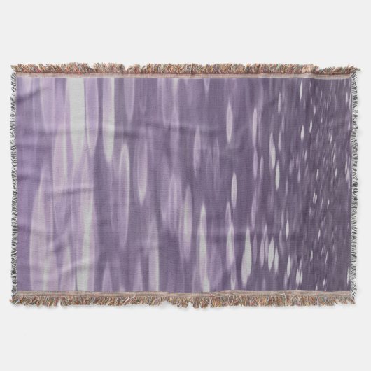 Abstrakte 1: Ultra Violet Shimmer Decke (Vorderseite)