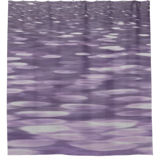 Abstrakte 1: Ultra Violet Shimmer Duschvorhang (Vorderseite)