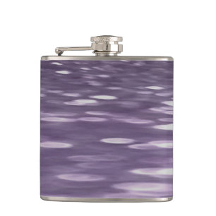 Abstrakte 1: Ultra Violet Shimmer Flachmann