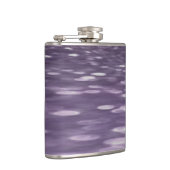 Abstrakte 1: Ultra Violet Shimmer Flachmann (Rechts)