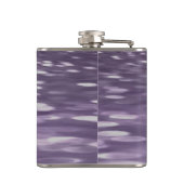 Abstrakte 1: Ultra Violet Shimmer Flachmann (Rückseite)