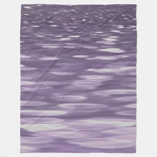 Abstrakte 1: Ultra Violet Shimmer Fleecedecke (Vorderseite)