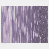 Abstrakte 1: Ultra Violet Shimmer Fleecedecke (Vorderseite (Horizontal))