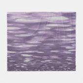 Abstrakte 1: Ultra Violet Shimmer Fleecedecke (Vorderseite (Horizontal))