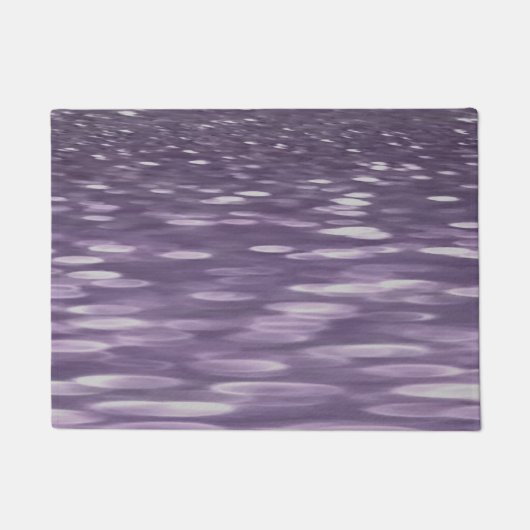 Abstrakte 1: Ultra Violet Shimmer Fußmatte (Vorderseite)