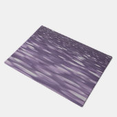 Abstrakte 1: Ultra Violet Shimmer Fußmatte (Schrägansicht)