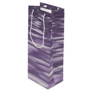 Abstrakte 1: Ultra Violet Shimmer Geschenktüte Für Weinflaschen