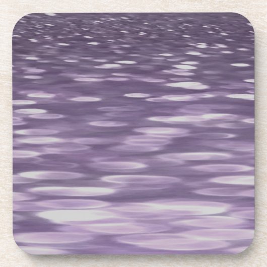 Abstrakte 1: Ultra Violet Shimmer Getränkeuntersetzer (Vorderseite)